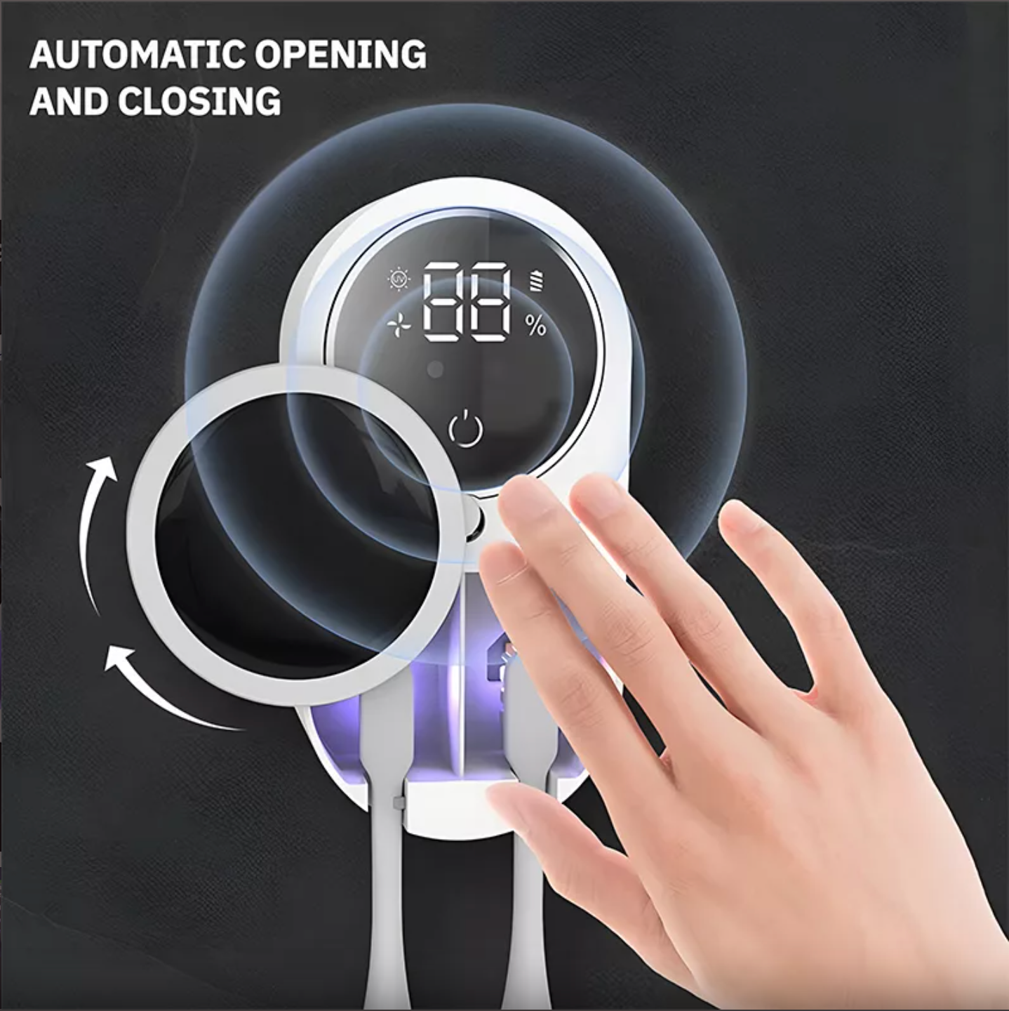 Suport de periuță de dinți electric sterilizator UV